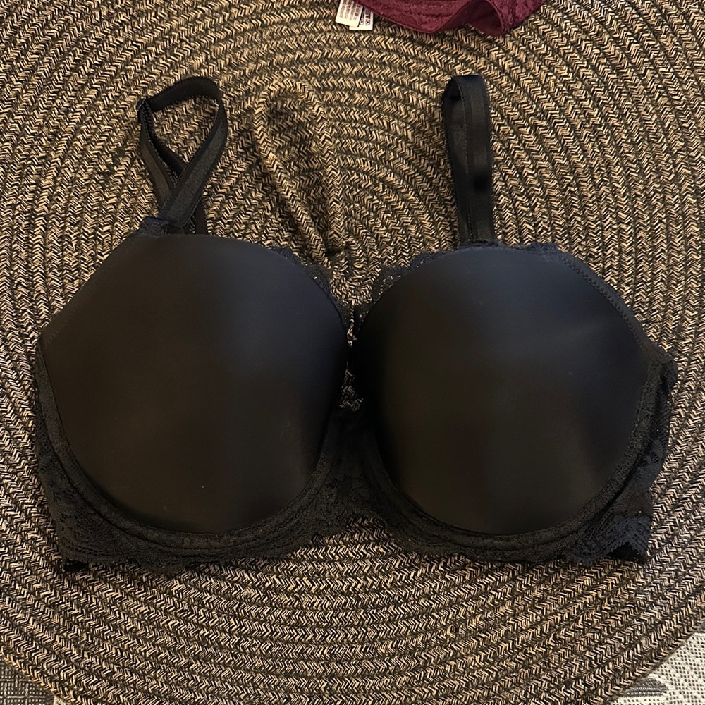Dream Angels Demi Black Lace Bra